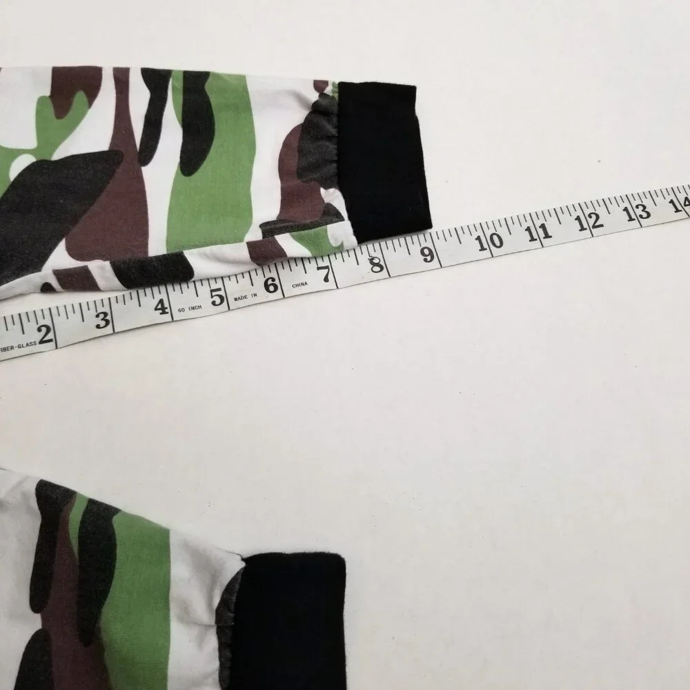Baby Camo Jogger Pants Military Print Elastic Waist Unisex Size 6–12 Months